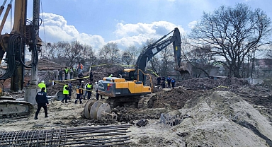 HIZLI TREN HATTI İNŞAATINDA GÖÇÜK