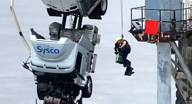 KADIN TIR ŞOFÖRÜNÜ İŞTE BÖYLE KURTARDI