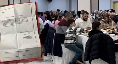 TÜGVA'NIN İFTARININ PARASINI KAYYUM ÖDEDİ