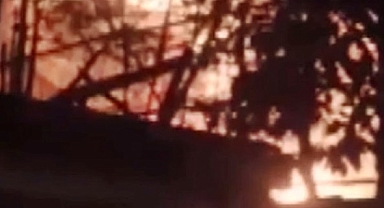 BALAT'TA TARİHİ HAMAMDA YANGIN