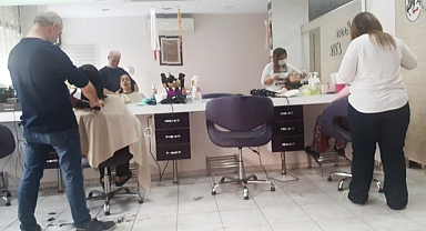 BAYRAM ÖNCESİ KUAFÖRLERDE YOĞUN MESAİ