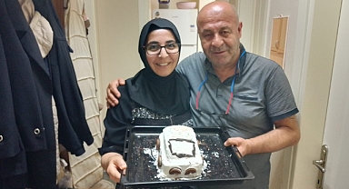 GAZETECİ AYDIN'A SÜRPRİZ DOĞUM GÜNÜ