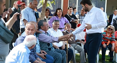 İLK ZİYARET DURAĞI EMEKLİLER OLDU