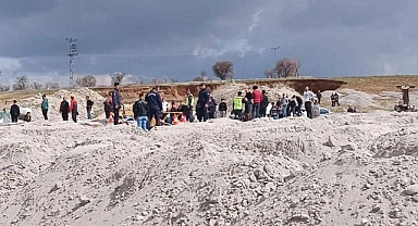 PATATES DEPOSU KAZISINDA GÖÇÜK