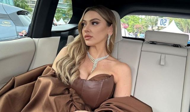Hadise de Cannes Film Festivali'nde: Elbisesine beğeni yağdı