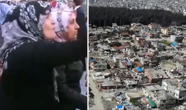 Özhaseki'nin Hatay'da vatandaşları kentsel dönüşüme ikna etmeye çalıştığı programın görüntüleri ortaya çıktı